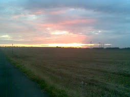 sunset over the Dene