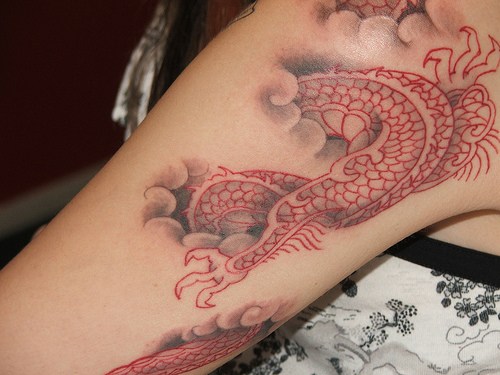 The most common type of tattoo is getting your name tattooed in the Chinese