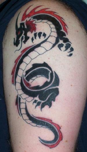 Dragon+tattoo+sleeve+designs