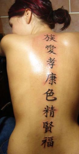 Some Tattoo parlors present some dozens of Kanji either on the wall or on