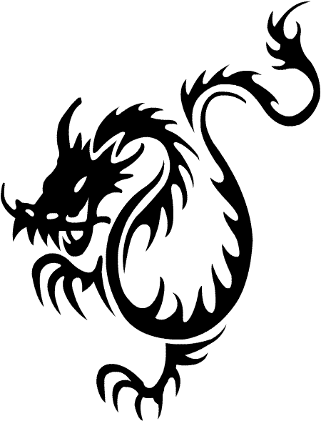 dragon tattoo sketches. tribal dragon tattoos is