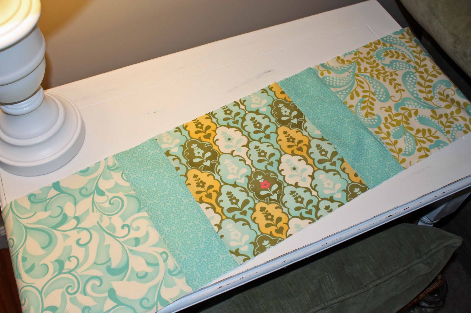 me & my scraps simple side table runner