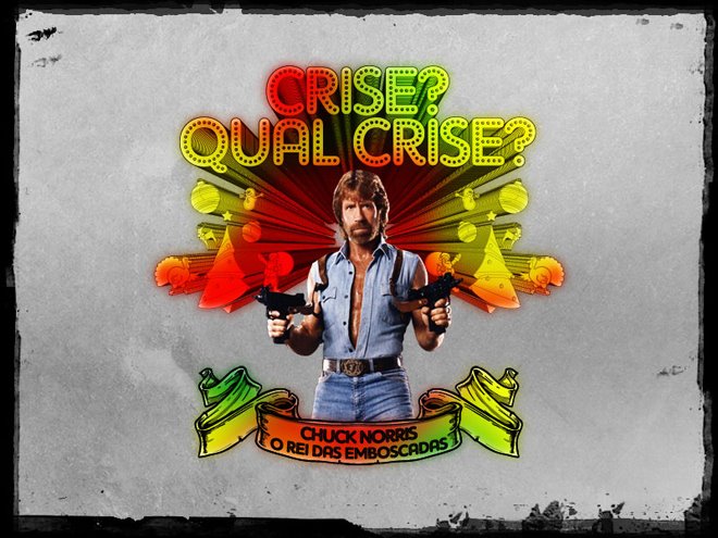 Chuck Norris combate a crise