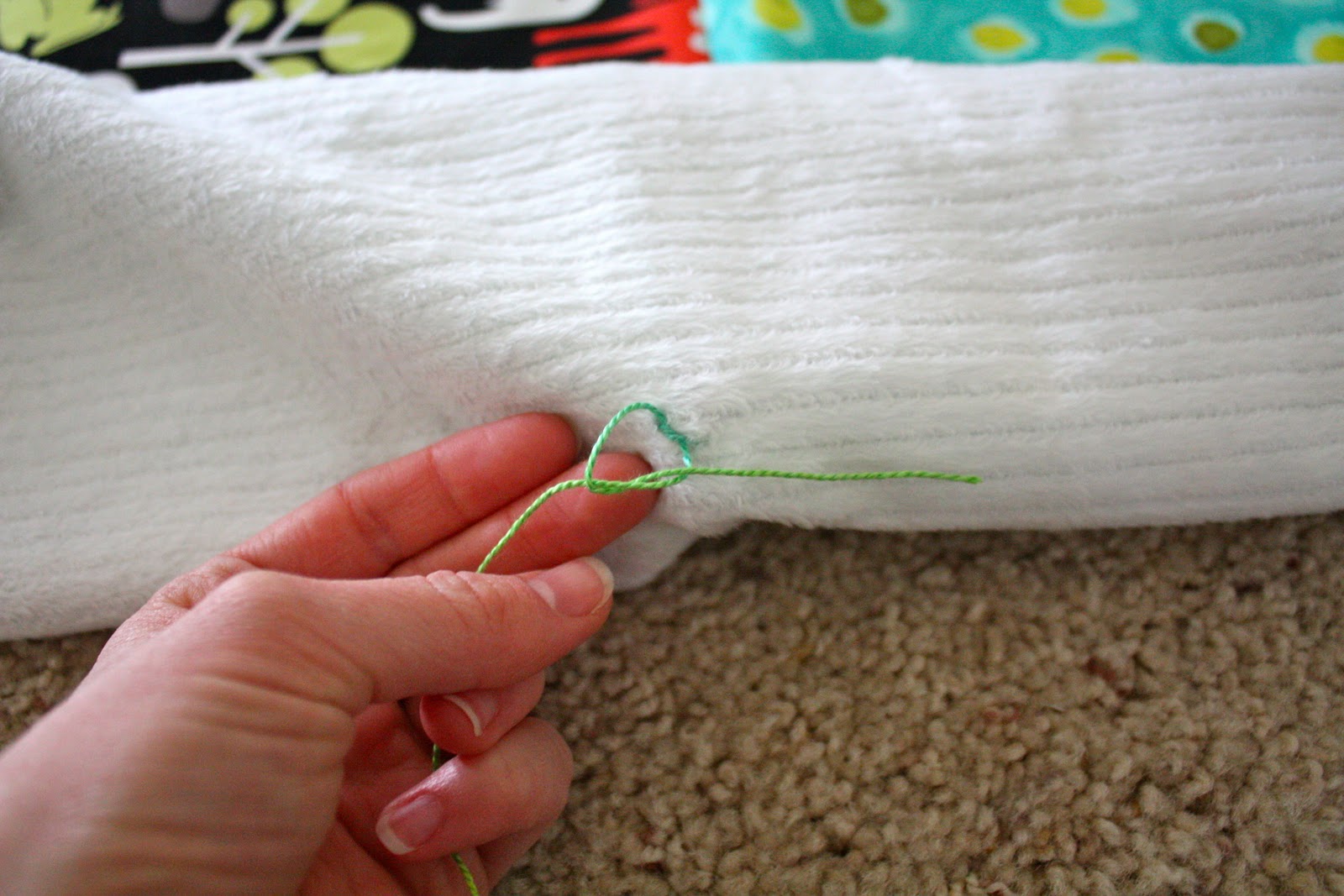 The Dixie Chicken Quilts Quick Baby Blanket Tutorial