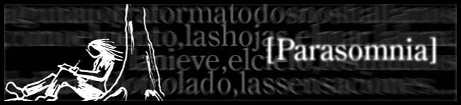 PARASOMNIA, por David Nicolalde