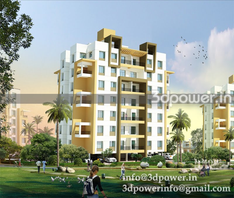 3D+Building+View 3d animation, 3d rendering, 3d walkthrough, 3d interior, cut section ...