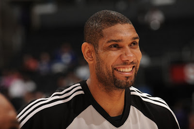 Tim Duncan: (robot noises) BEEEP NOW COMMENCING SMILE