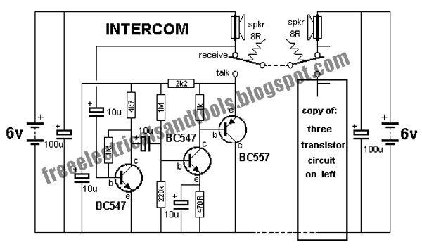 wiring free: Intercom Circuit