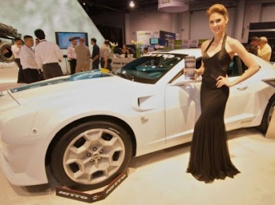 2009 SEMA Auto Show Hot Car Babes