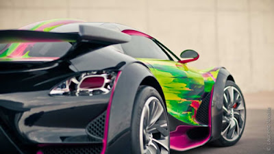 Citroen SURVOLT Concept Art Car by Francoise Nielly