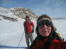 sking across lake furgusen