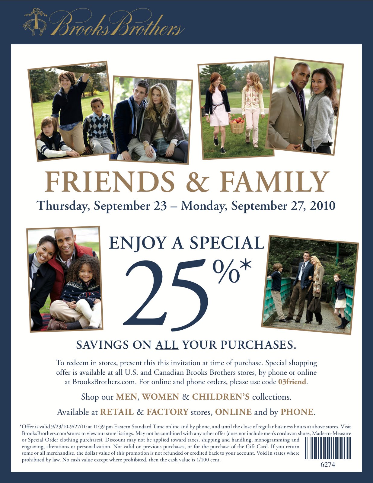 brooks friends and family code