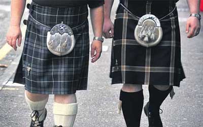 faux leather sporran