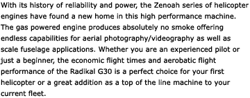 About Radikal G30 RC Helicopter 2