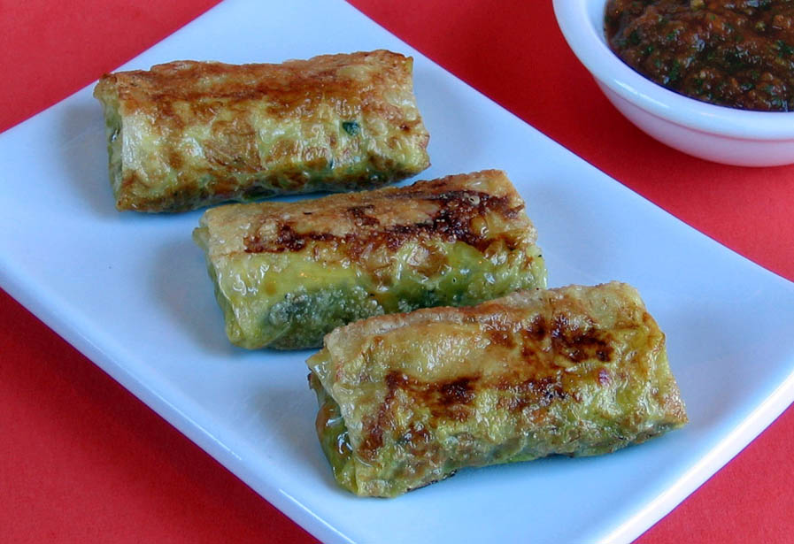 Vegan Yubawrapped Veggie “Eggrolls”