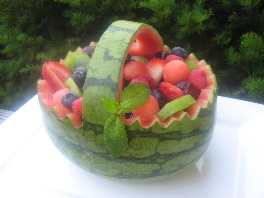 the happy raw kitchen Watermelon Basket