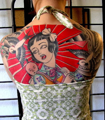 Labels japanese back tattoos