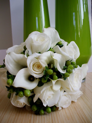 Here are some samples of white white and green and creams bridal bouquets
