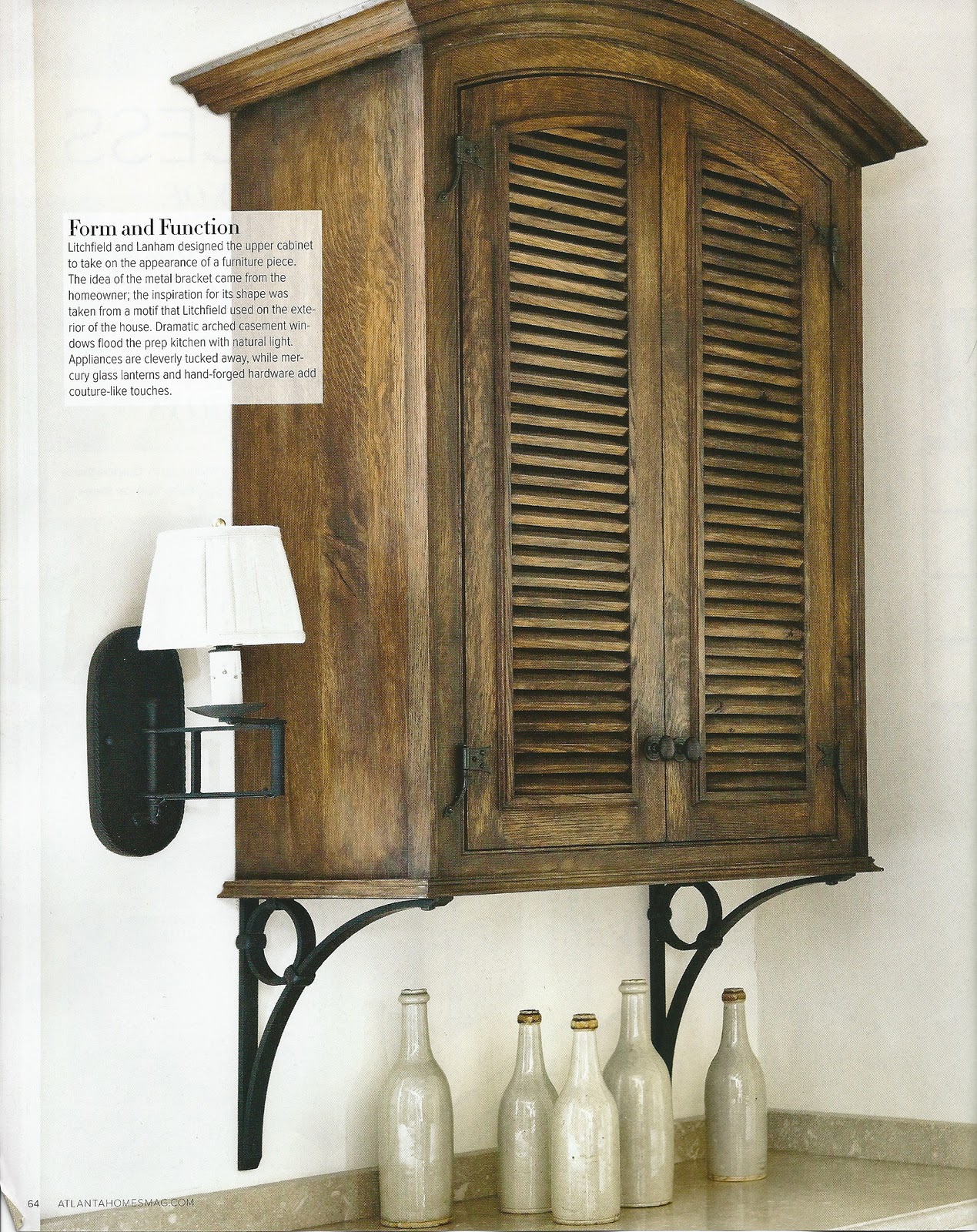 White shaker style kitchen cabinets Cabiwith Louvered Doors