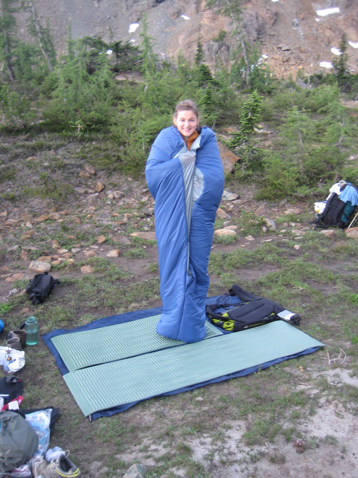 Tree Peeps backpacking quilts