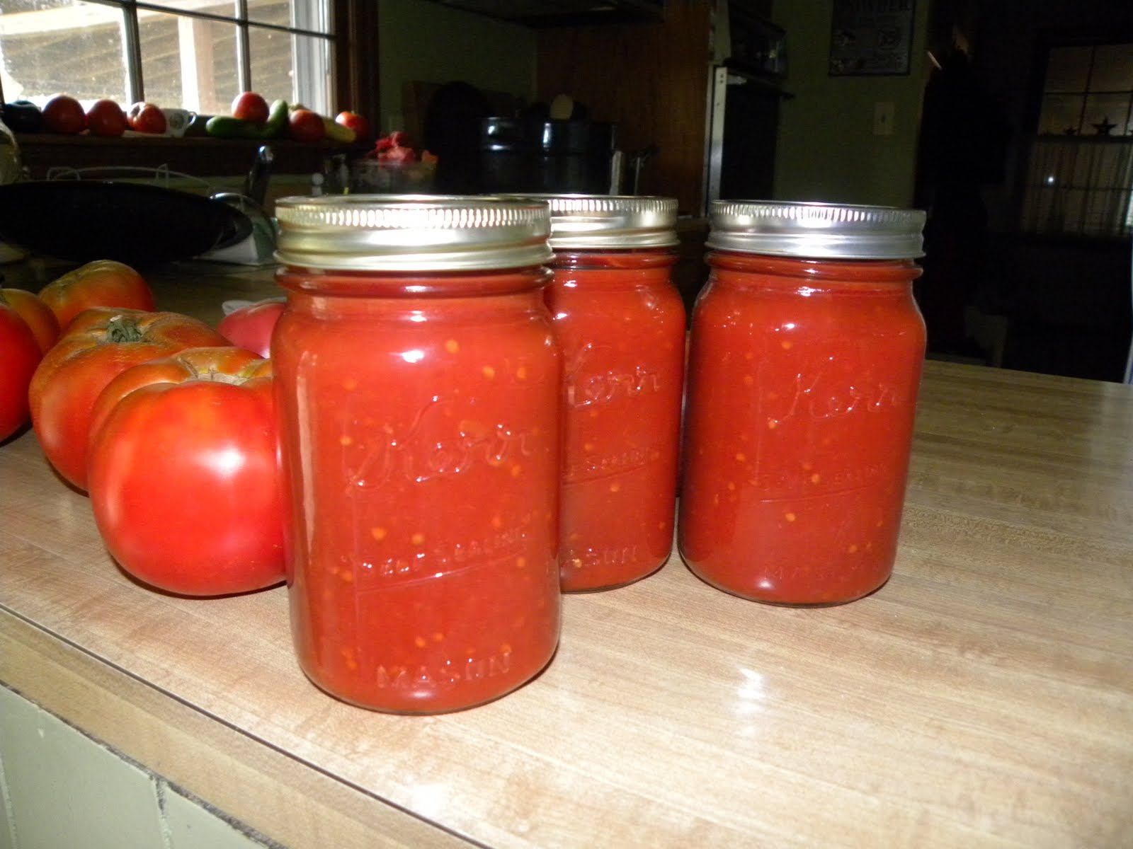 From The Hive canning homemade ketchup
