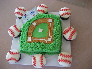 Baseball Birthday Cake on Caketivity  Baseball Birthday Cake