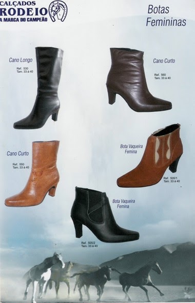 botas de rodeio cano longo
