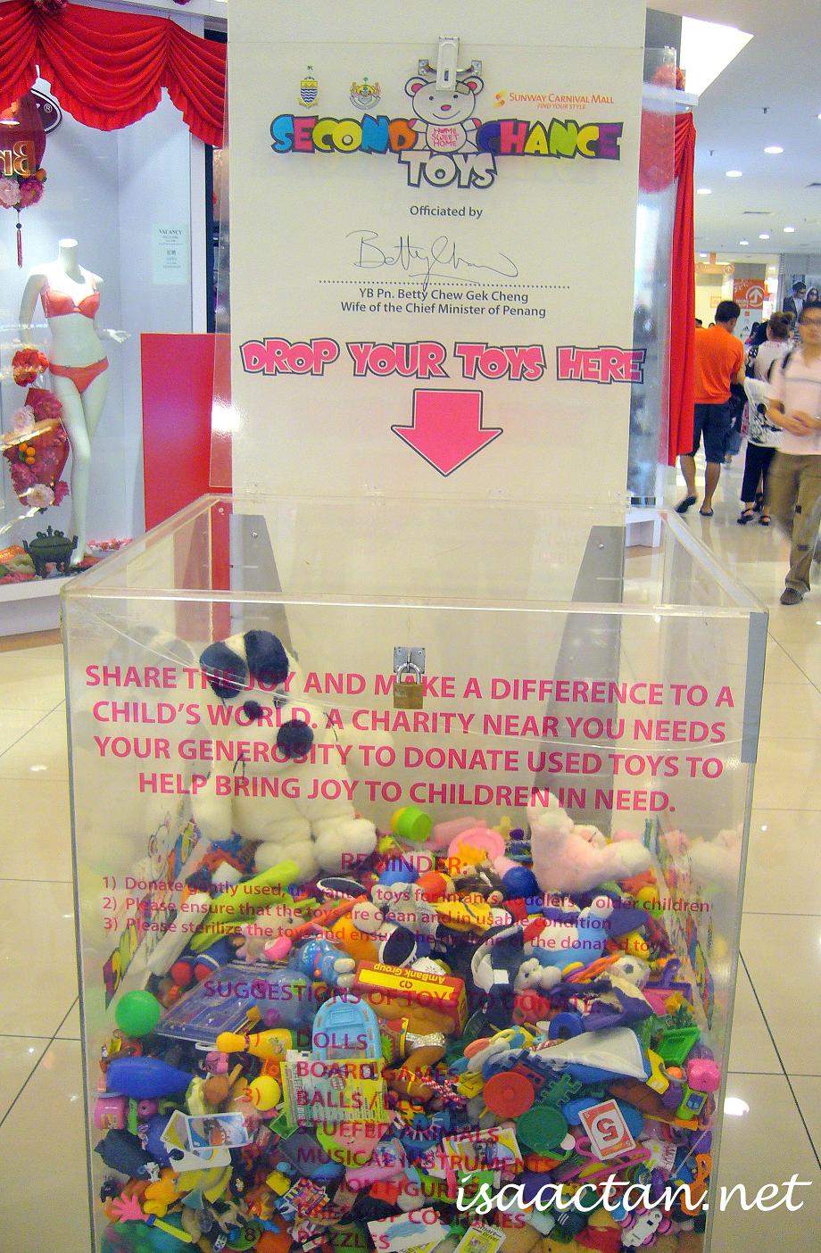 Toys Donation Box Events • Food • Tech • Travel