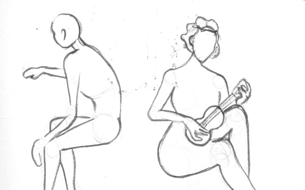 Da Visual Diary: Sketches of this week - sitting man