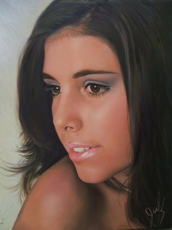 Girl / Oil on canvas