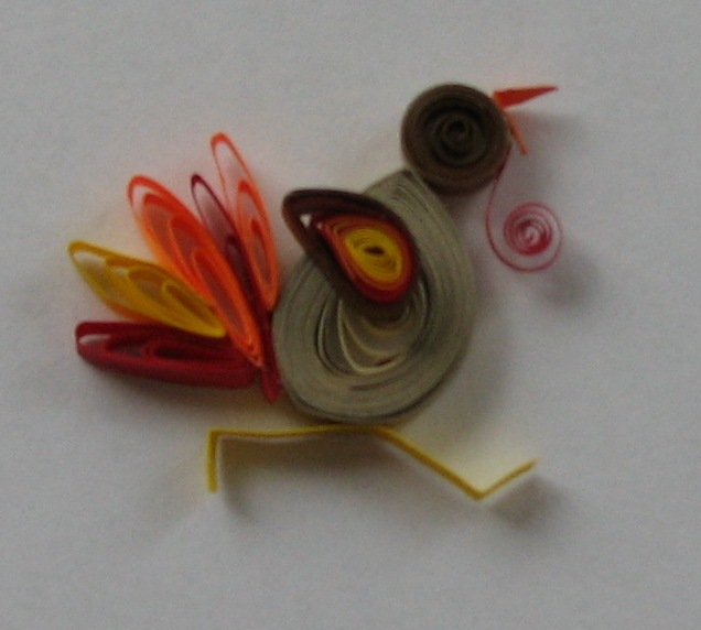 Quilling, Art and Expression Free Quilled Turkey Project