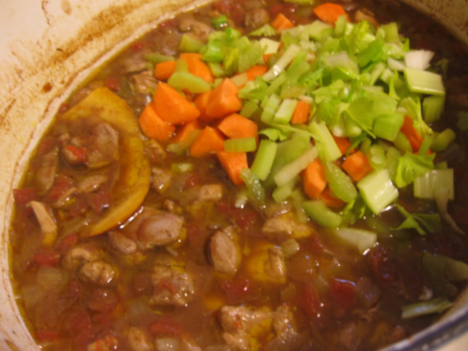 The Blueberry Files Chicken Tagine with Ras el Hanout
