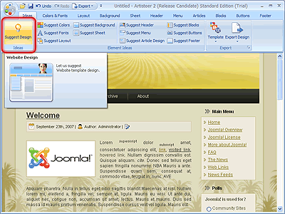 information technology creating joomla templates with artisteer