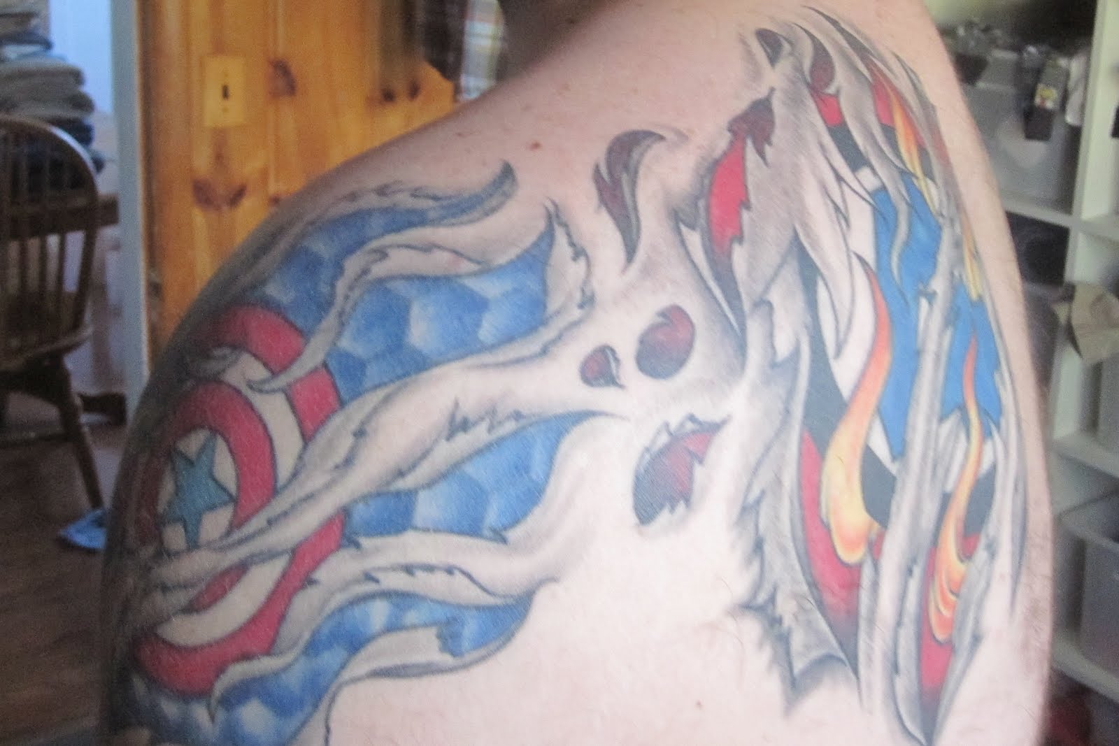 mommatripp Mr. T and super tattoos
