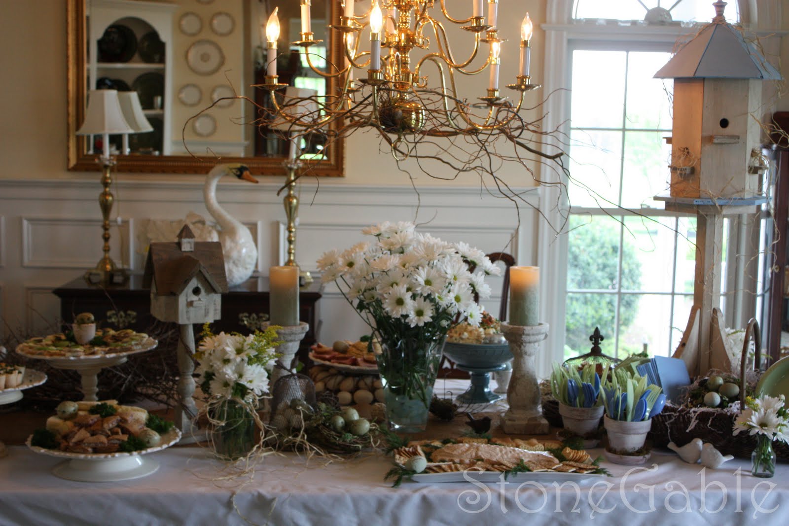 A Bridal Shower Tablescape StoneGable