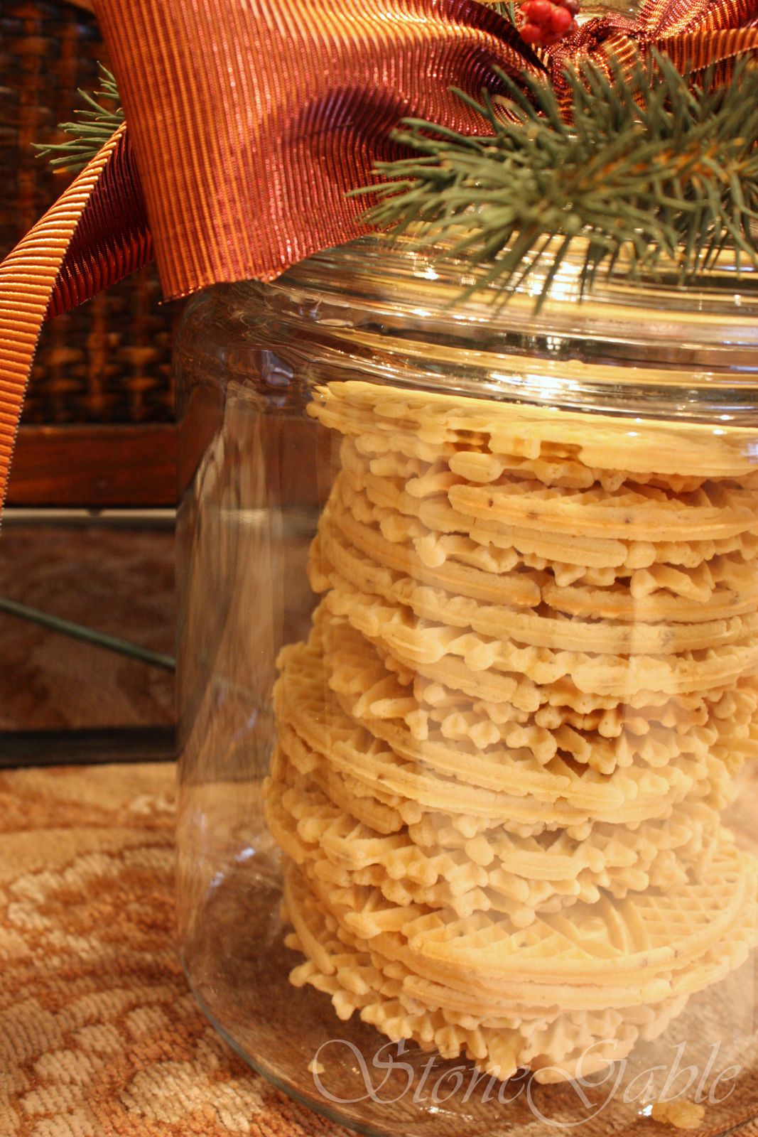 Christmas Pizzelles StoneGable