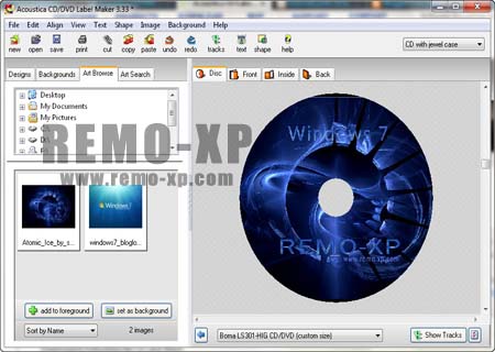 Download CD Label Maker Software - Create CD/DVD Labels