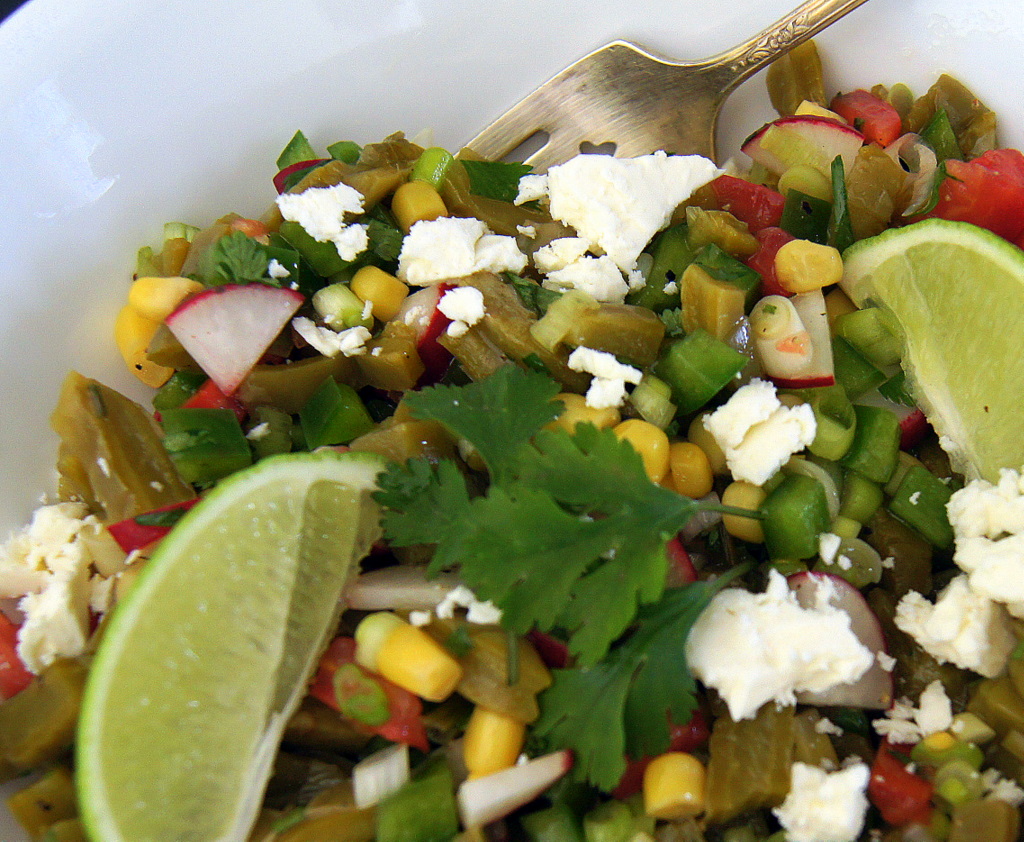 Karen Cooks Ensalada de Nopalitos (Cactus Salad)