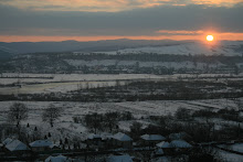 Sunset over my village