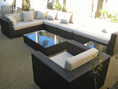  Weather Outdoor Furniture on Outdoor All Weather Furniture Set Is Crafted Of Stylish All Weather
