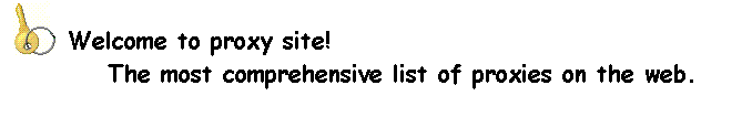 Unblock Myspace Proxy Site, Anonymous Proxy
