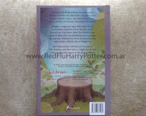 Contraportada de Los Cuentos de Beedle el Bardo