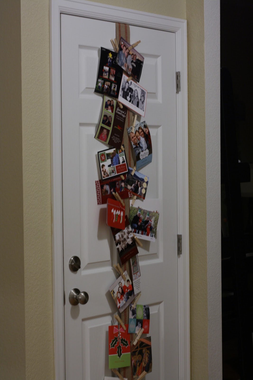 Christmas Card Display