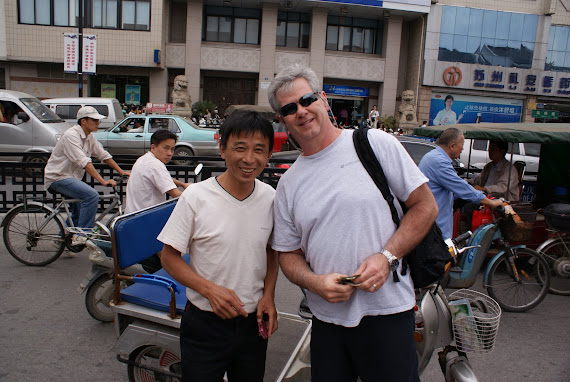 Jim and our PediCab Driver