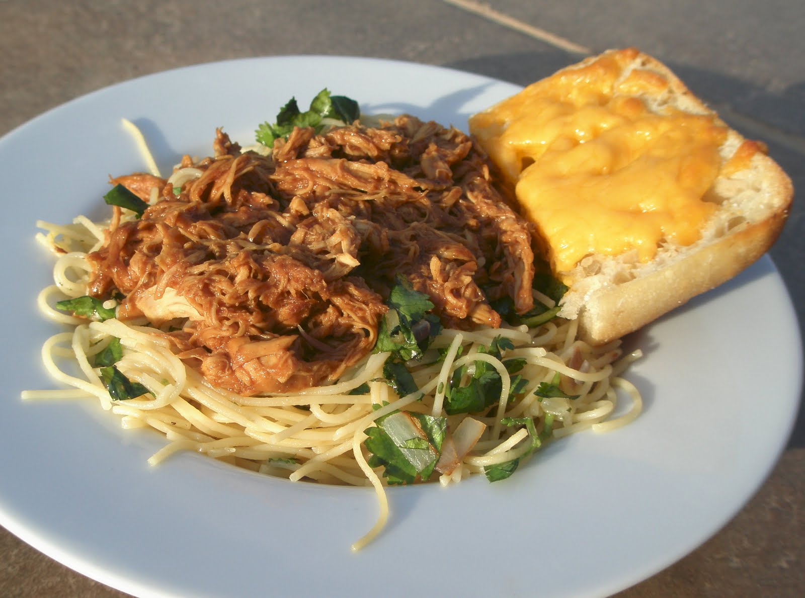 Marin's Creations BBQ Chicken Spaghetti