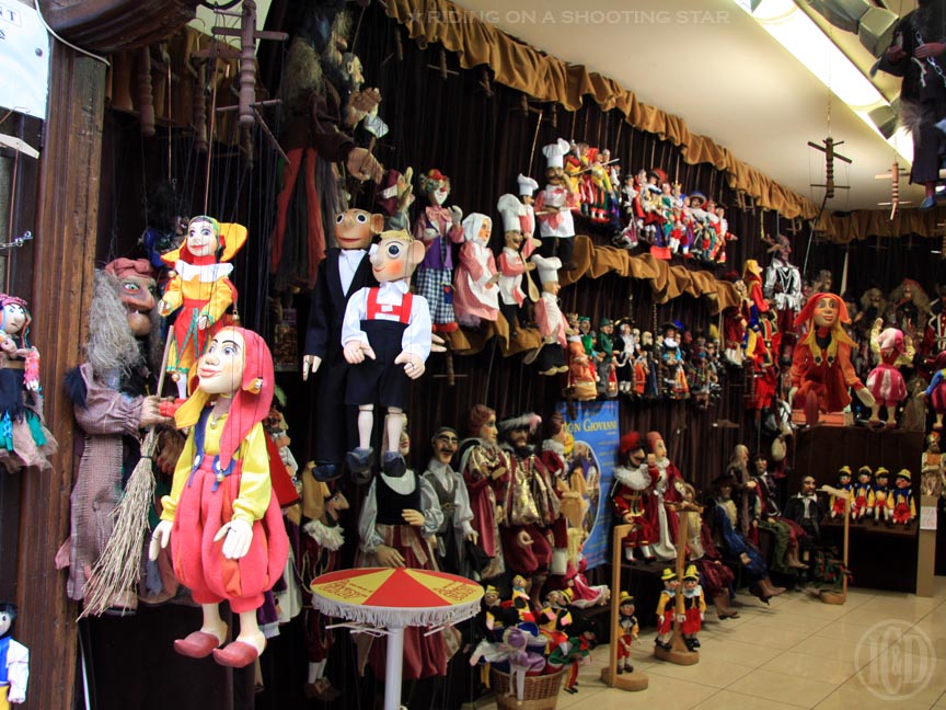 Prague World...Pinocchio!! Riding on a Shooting Star