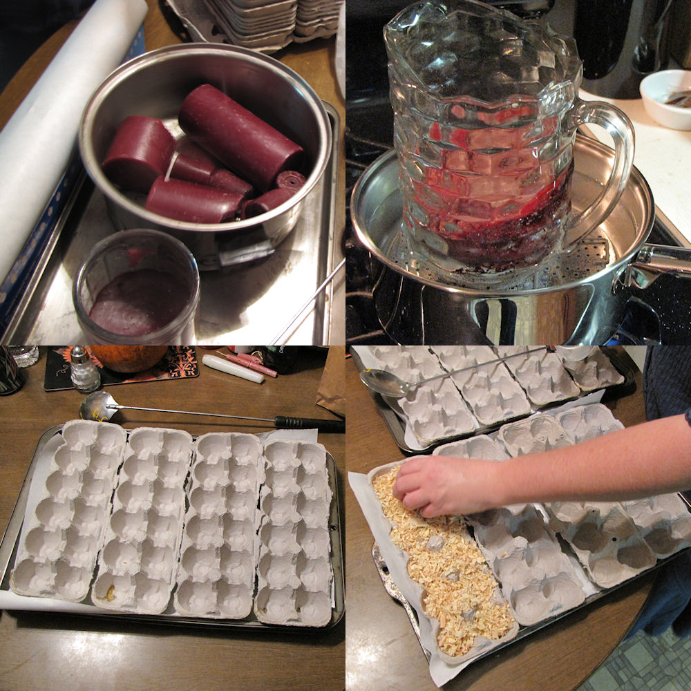 Our Cedar Cottage How To Make Fire Starters