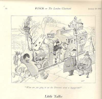Cr15 Ephemera 1950s punch cartoon never mind the chariots what's he wearing 