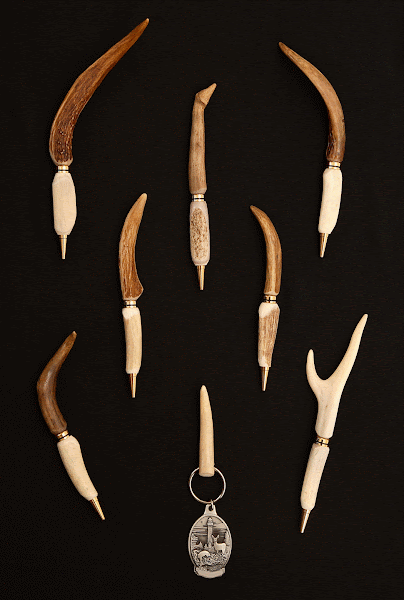 Antler pens - Quill style pens