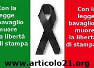 Aderiamo all’appello di Articolo 21